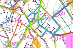 Epsom Street O - tracks from MapRun - Sept 2025